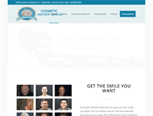 Tablet Screenshot of dentalcarecosmetics.com